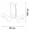 Подвесная люстра Vitaluce V49860 V49860-8/9S - 1