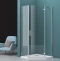 Душевой уголок BelBagno Kraft 80х80 R профиль хром стекло прозрачное KRAFT-P-1-80-C-Cr-R - 0