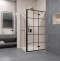 Душевой уголок RGW Passage PA-77-1B R 90x90 профиль черный стекло прозрачное 410877199-084R - 1