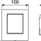 Кнопка смыва TECE Planus Urinal 9242312 для писсуара, белая матовая - 1