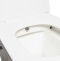 Унитаз подвесной SantiLine SL-5004SM-BD безободковый, с микролифтом - 4