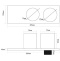 Полка Black&White Accessories со стаканчиком и дозатором хром 8019SN0 - 1