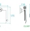 Держатель туалетной бумаги Cezares OLIMP  OLIMP-TRH-03/24-M - 2