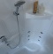 Душевая кабина Royal Bath 120х80 левая белая стекло прозрачное с гидромассажем RB8120ВК2-Т-L - 1