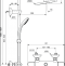 Душевая стойка Ideal Standard IdealRain  A6421AA - 1