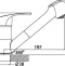 Смеситель Rossinka D D40-25 для кухонной мойки - 2