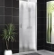 Душевая дверь в нишу BelBagno Uno 80х185 профиль хром стекло рифленое UNO-B-1-80-CH-Cr - 0