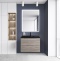 Комплект мебели BelBagno Vittoria 80 серый - коричневый - 1