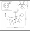 Подвесная люстра Lumion Moderni Sierra 4454/6C - 3