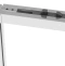 Душевая дверь Vincea Slim Soft 150х200 профиль хром стекло прозрачное VDS-1SS150CL - 5