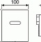 Кнопка смыва TECE Planus Urinal 6 V-Batterie 9242350 сатин, нержавеющая сталь - 2