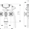 Смеситель для ванны с душем Rav Slezak Morava retro белый - золото MK359.5/2BZ - 1