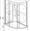 Душевая кабина DETO L 120х80 с гидромассажем  L520LGM - 17