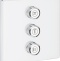 Переключатель потоков Grohe Grohtherm SmartControl 29158LS0 на три потребителя, moon white - 0