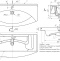 Мебельная раковина Dreja Лагуна 105 191683 - 1
