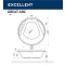 Ванна акриловая Excellent Great Arc Line 160 с гидромассажем белый - хром WAEX.GRE16.LINE.CR - 6