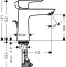 Смеситель Hansgrohe Talis E 71710990 для раковины с донным клапаном - 1