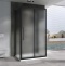 Душевой уголок Abber Schwarzer Diamant 100x90 профиль черный стекло матовое AG30100BMH-S90BM-S90BM - 6