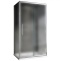 Душевой уголок Abber Schwarzer Diamant 140x50 профиль хром стекло матовое AG30140MH-S50M-S50M - 0