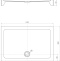 Поддон для душа Black&White Stellar Wind RS-0912H 120x90 0912H00 - 3