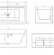 Акриловая ванна Abber 170x80, универсальная  AB9339-1.7 - 3