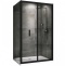 Душевой уголок Abber Sonnenstrand 120x75 профиль черный стекло прозрачное AG07120B-S75B - 0