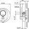 Смеситель Nicolazzi Signal 3460 BZ 76 для ванны с душем 3460BZ76 - 3