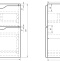 Мебель для ванной Dreja.eco Q 55 белая - 7
