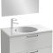 Тумба для комплекта Jacob Delafon Odeon Rive Gauche 80 белая, 2 ящика, ручки черные EB2522-R9-N18 - 1