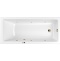 Ванна акриловая WHITECROSS Wave Soft 150x70 с гидромассажем белый - бронза 0101.150070.100.SOFT.BR - 0