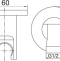 Шланговое подключение Wasserkraft A022 с держателем для душа - 1