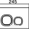 Комплект Weltwasser AMBERG 506 ST + TELBACH 004 GL-WT + AMBERG RD-CR  10000006940 - 6