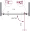 Душевая дверь BelBagno Marmi 70 хром  MARMI-B-1-70-C-Cr - 2