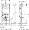Комплект Система инсталляции для унитазов Geberit Duofix Delta 458.124.21.1 3 в 1 с кнопкой смыва + Чаша для унитаза подвесного Jacob Delafon Patio EDV102-00 - 3