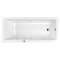 Ванна акриловая WHITECROSS Wave Soft 170x75 с гидромассажем белый - бронза 0101.170075.100.SOFT.BR - 0