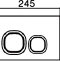 Комплект Weltwasser AMBERG 497 ST + GELBACH 004 MT-GR + AMBERG RD-CR  10000006696 - 6