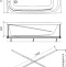 Акриловая ванна DIWO Кострома 160x70 прямоугольная, белая, российская, с ножками 506398 - 7