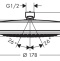 Верхний душ Hansgrohe   26576000 - 1