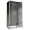 Душевой уголок Abber Schwarzer Diamant 120x50 профиль хром стекло прозрачное AG30120H-S50-S50 - 0