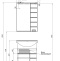 Мебель для ванной Aquanet Доминика 60 белая - 21