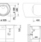 Мойка из гранита Blanco Rondoval бежевый  515672 - 8