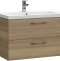 Тумба для комплекта Cersanit Lara 80 орех 63416 - 3