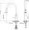 Смеситель Timo Saona 2316/03FL для кухонной мойки - 6