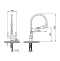Смеситель Lemark Comfort для кухонной мойки LM3071C-Gray - 1