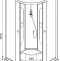 Душевая кабина Deto L 80х80  L680NGM - 15