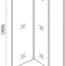 Душевая дверь в нишу Good Door Infinity SD-90-G-CH ИН00047 - 3