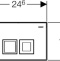 Кнопка смыва Geberit Delta 50 115.135.21.1 хром - 1