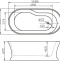 Акриловая ванна BelBagno BB300 - 2