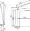 Смеситель Boheme Venturo 376-SGM для биде, shine gun metall - 1