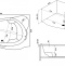 Акриловая ванна Bas Мартиника 160x85 R В 00060 - 2